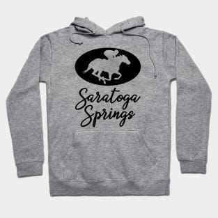 Saratoga Springs New York Horse Racing Hoodie